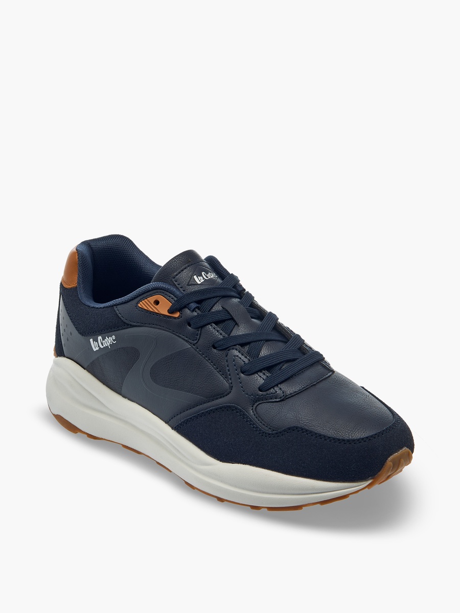 Men Lace-Up Ankle Sneakers