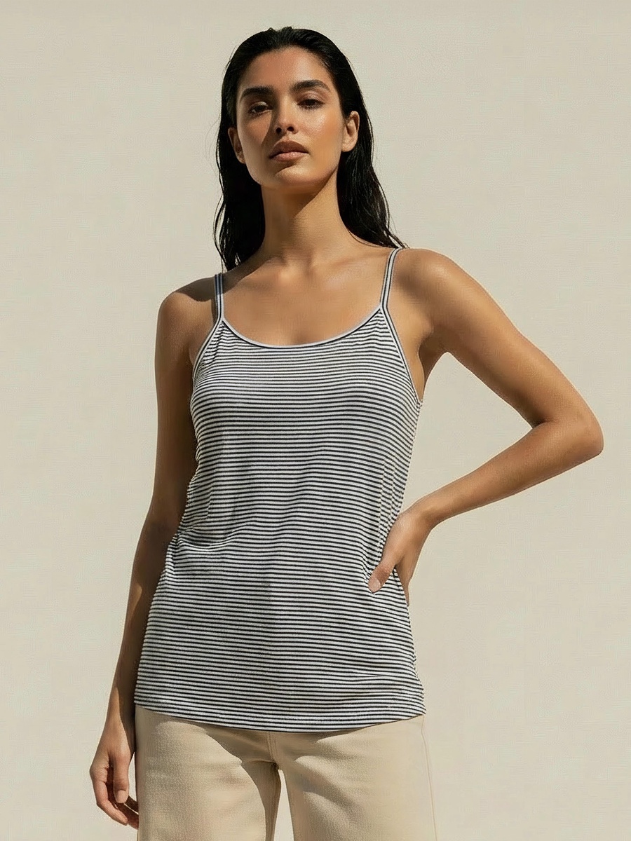Slim Fit Camisole with Stripes