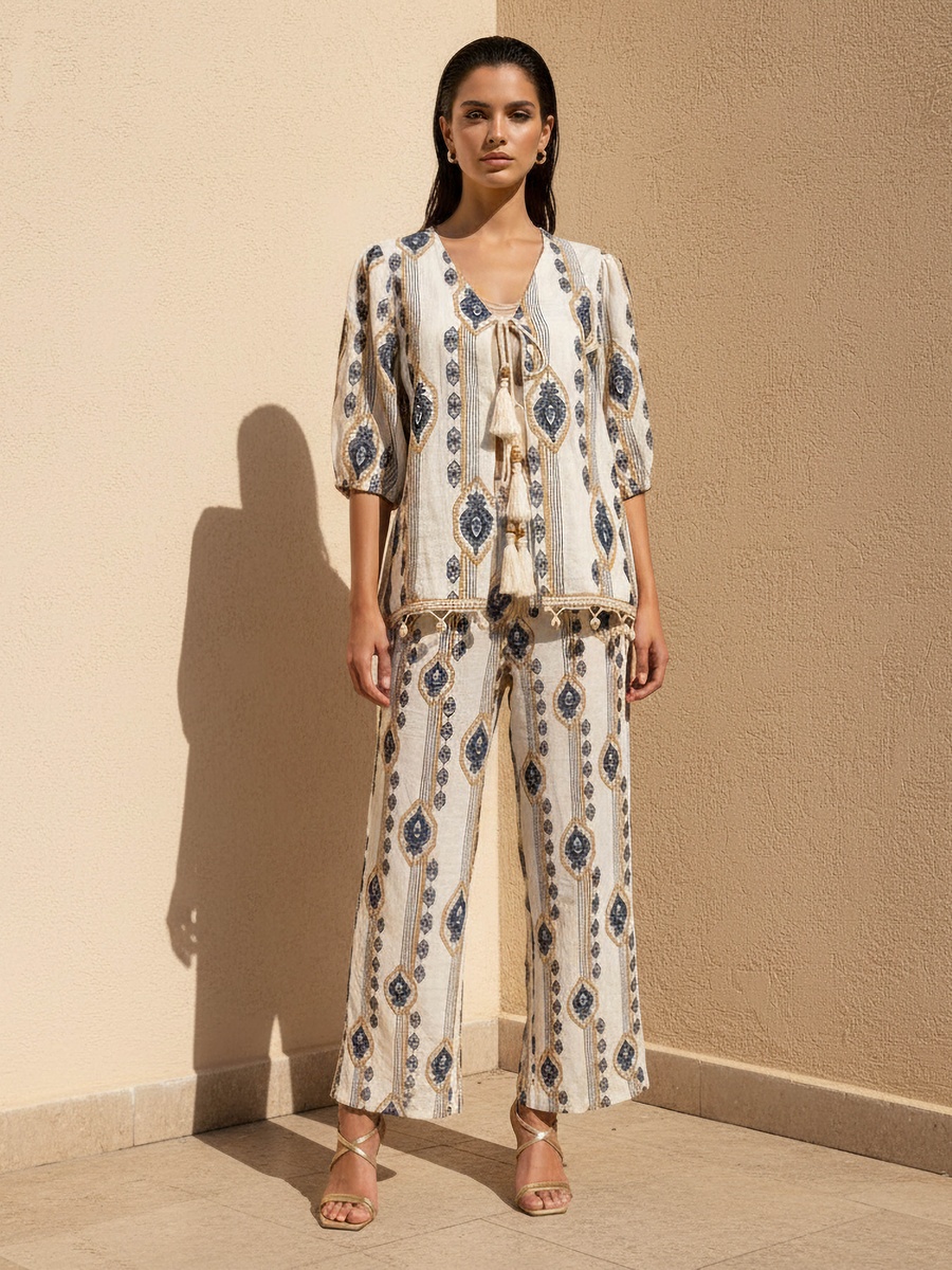 Top with Embroidery