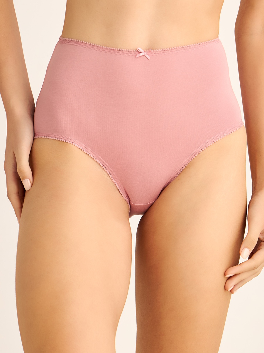 Set of 5 - Assorted High-Waist Full Briefs