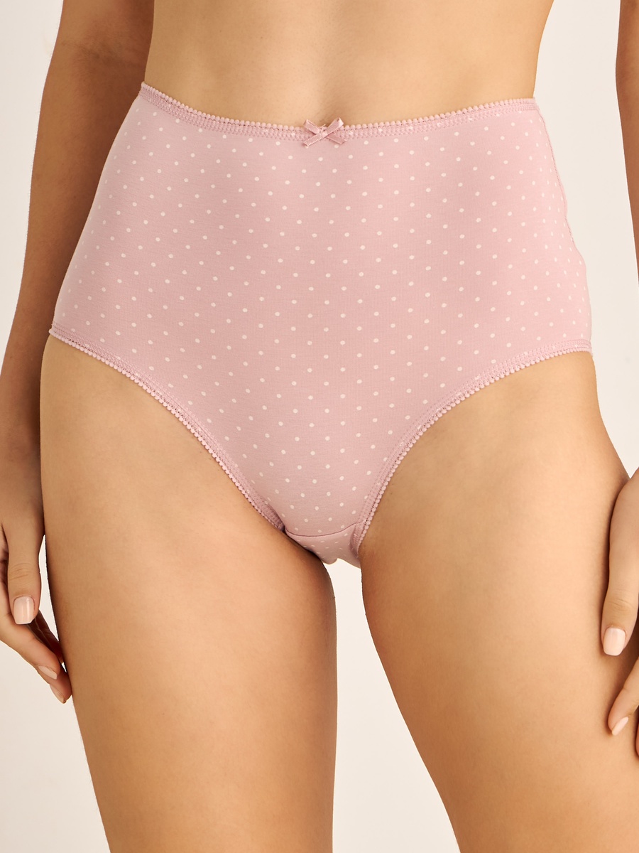 Set of 5 - Assorted High-Waist Full Briefs
