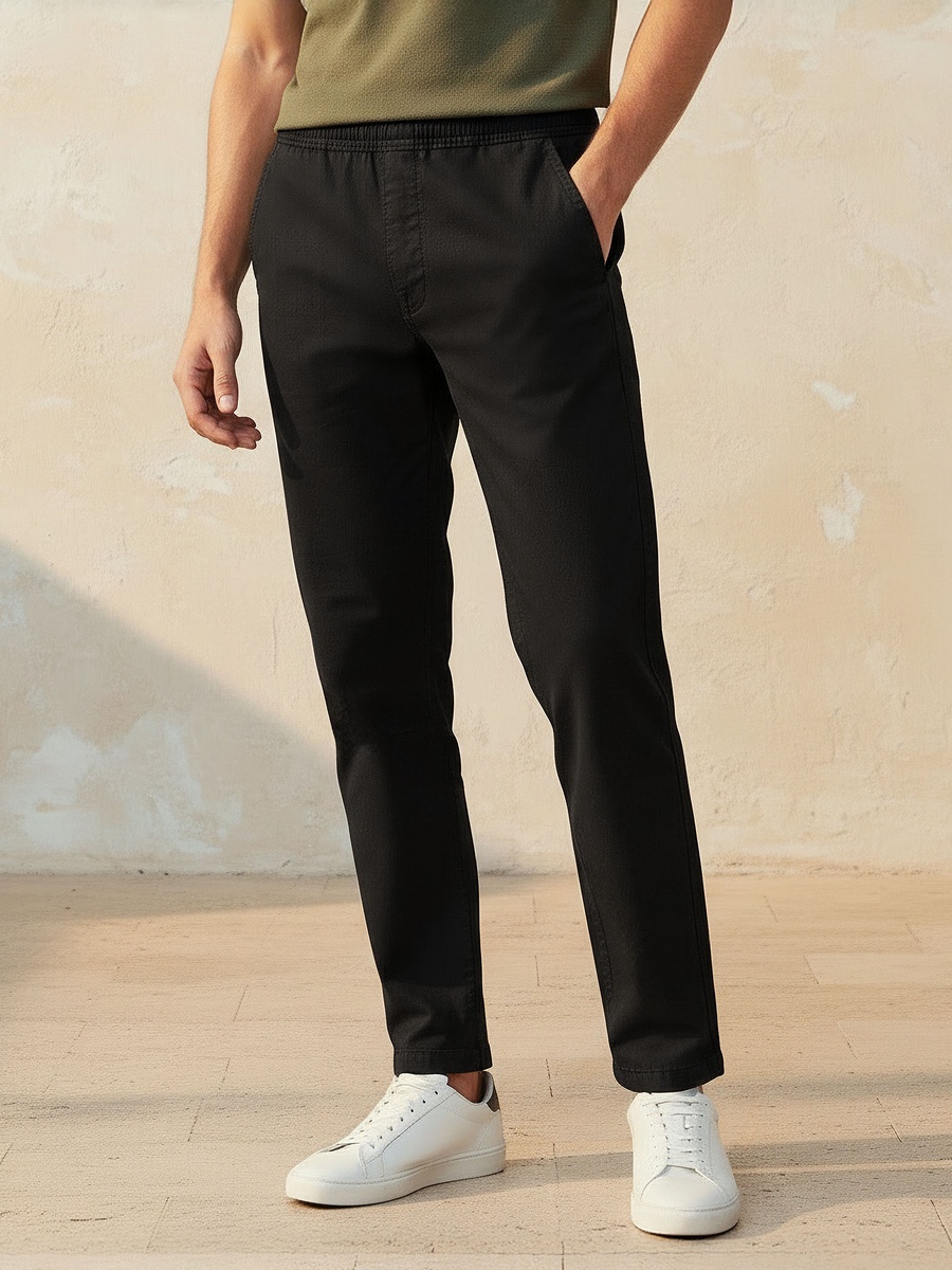 Men Regular Fit Trousers