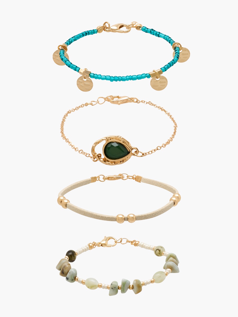 Pack of 4 Embellished Assorted Bracelet