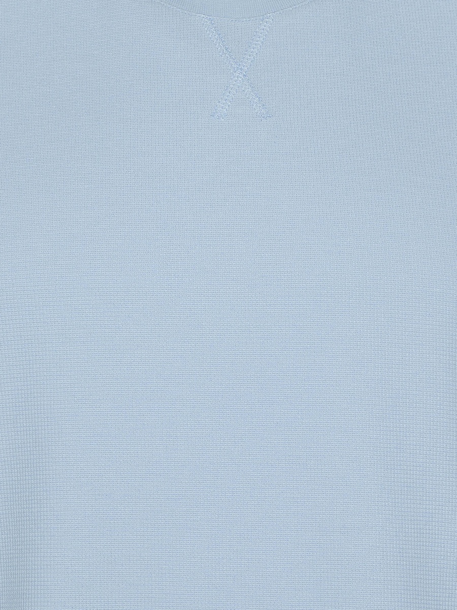 Men Relaxed Fit Crew Neck Short Sleeves Textured T-Shirt