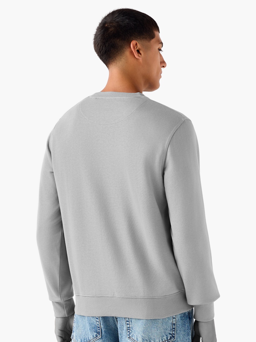Men Regular Fit Crew Neck Sweatshirt
