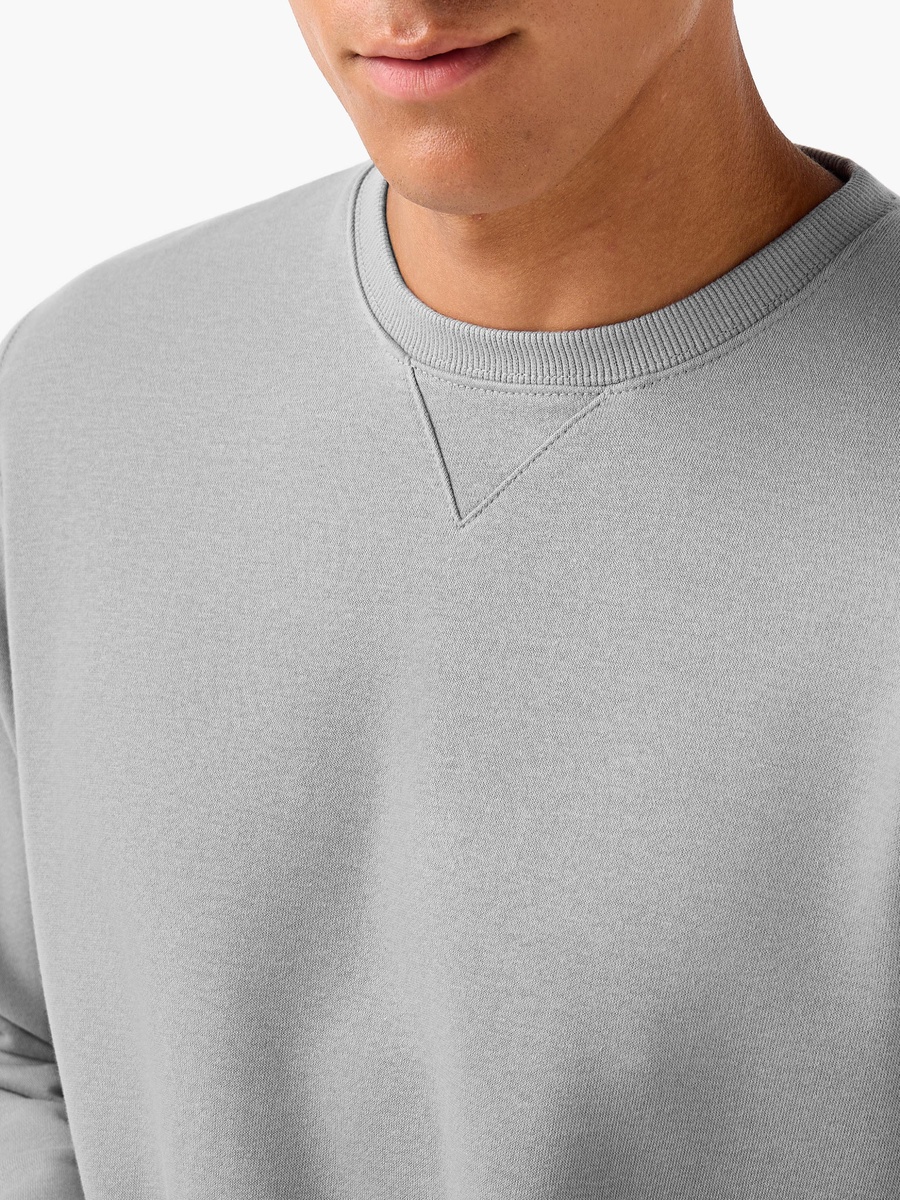 Men Regular Fit Crew Neck Sweatshirt