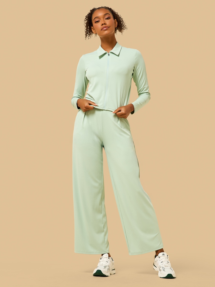 Ribbed Wide Leg Pants