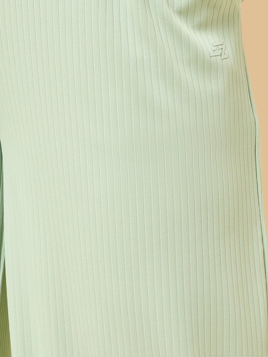 Ribbed Wide Leg Pants