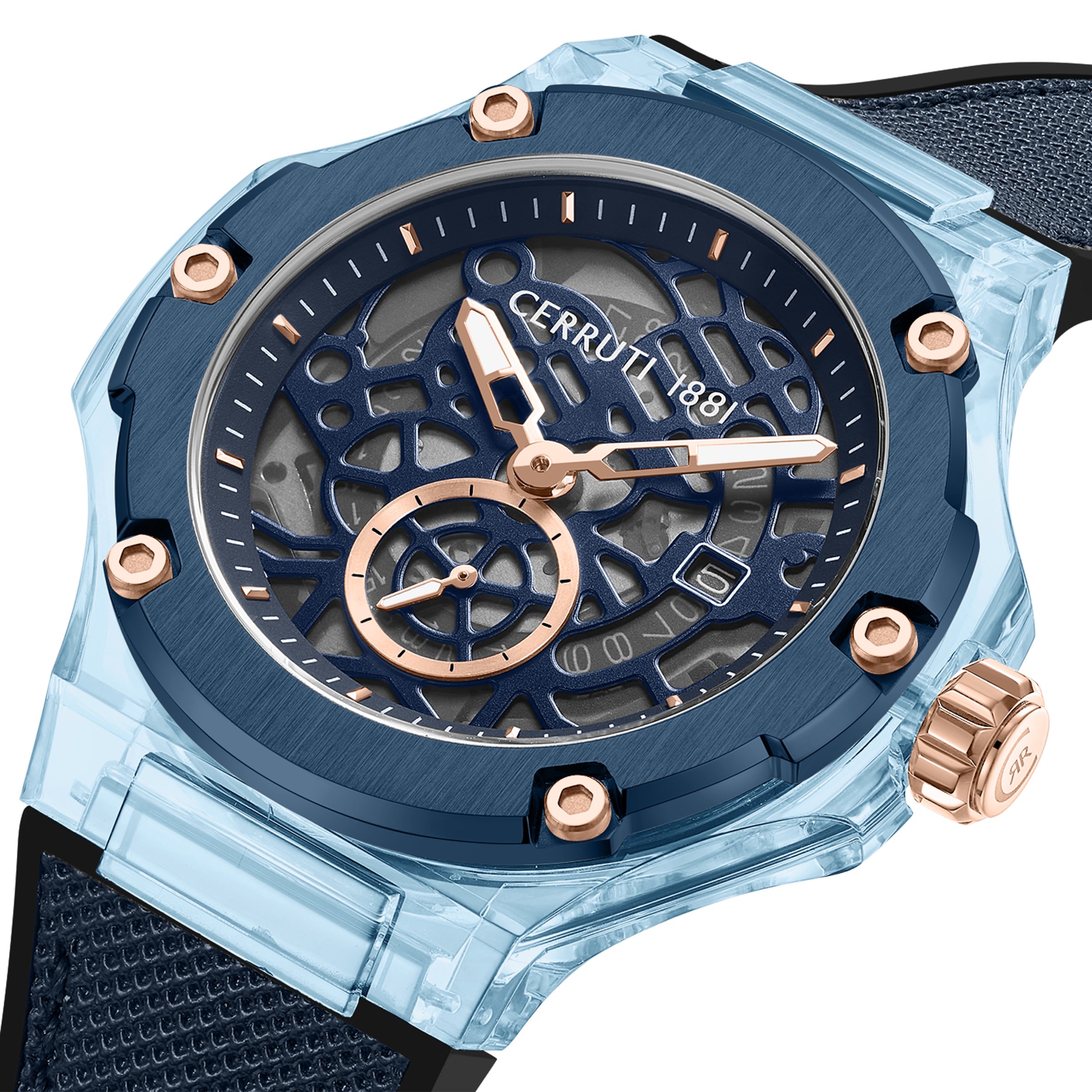 Lucardo Men Analog Watch, 52mm