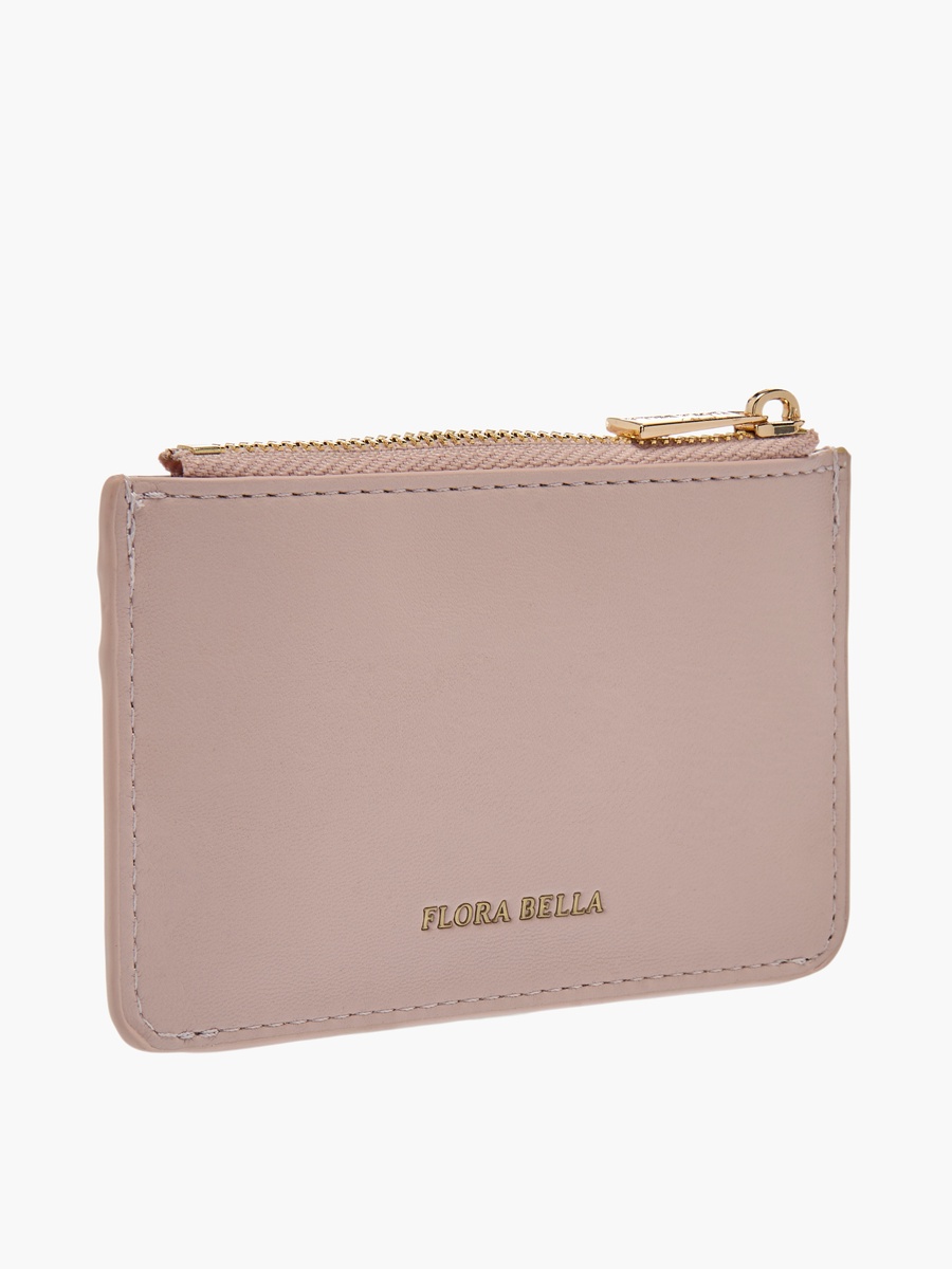 Solid Card Holder with Zip Closure