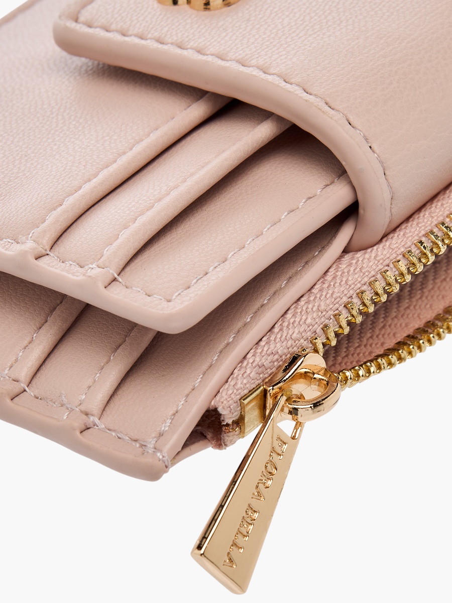 Solid Card Holder with Zip Closure