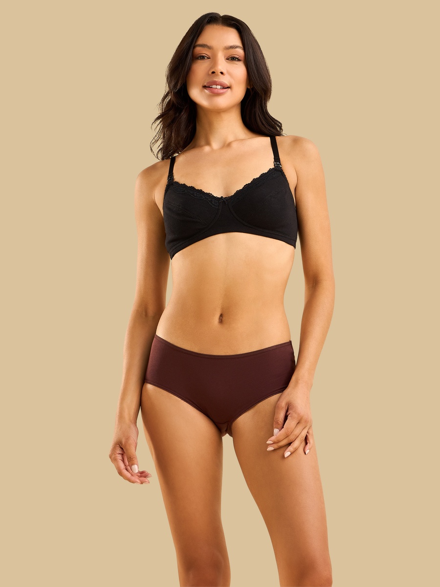 Ribbed Non-Padded Maternity Bra