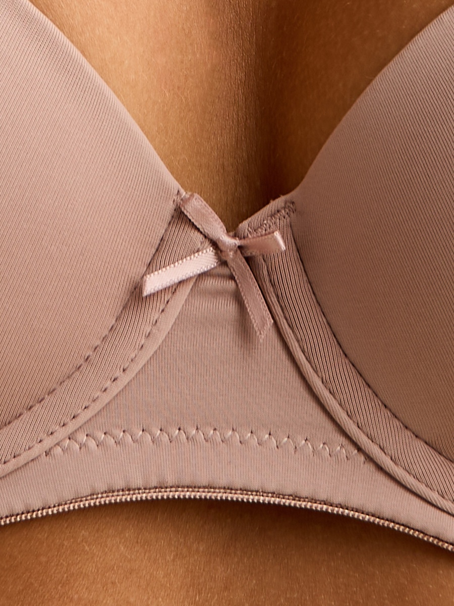 Microfiber Padded Wired Demi Bra