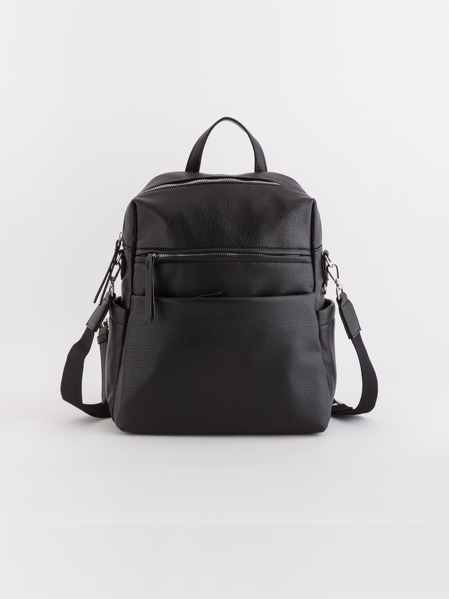 Black Boston Backpack