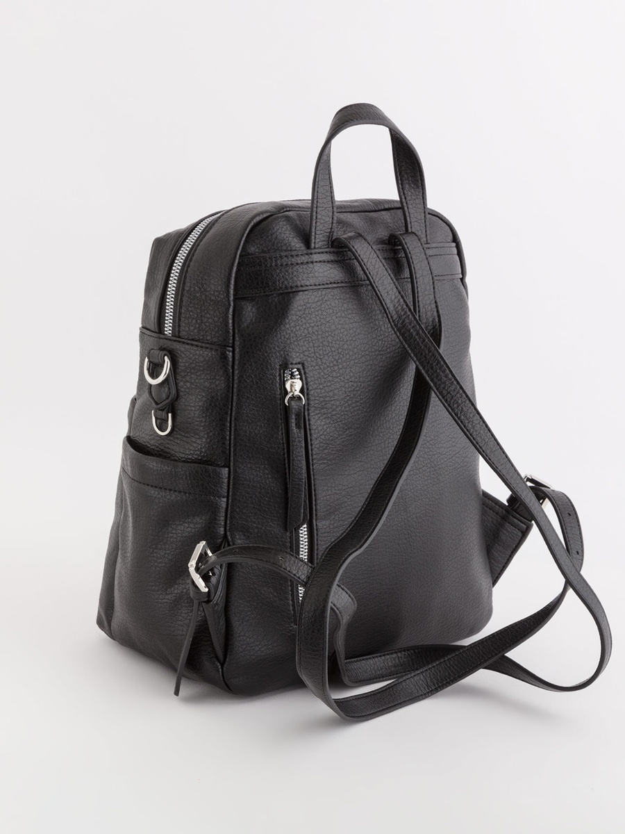 Black Boston Backpack