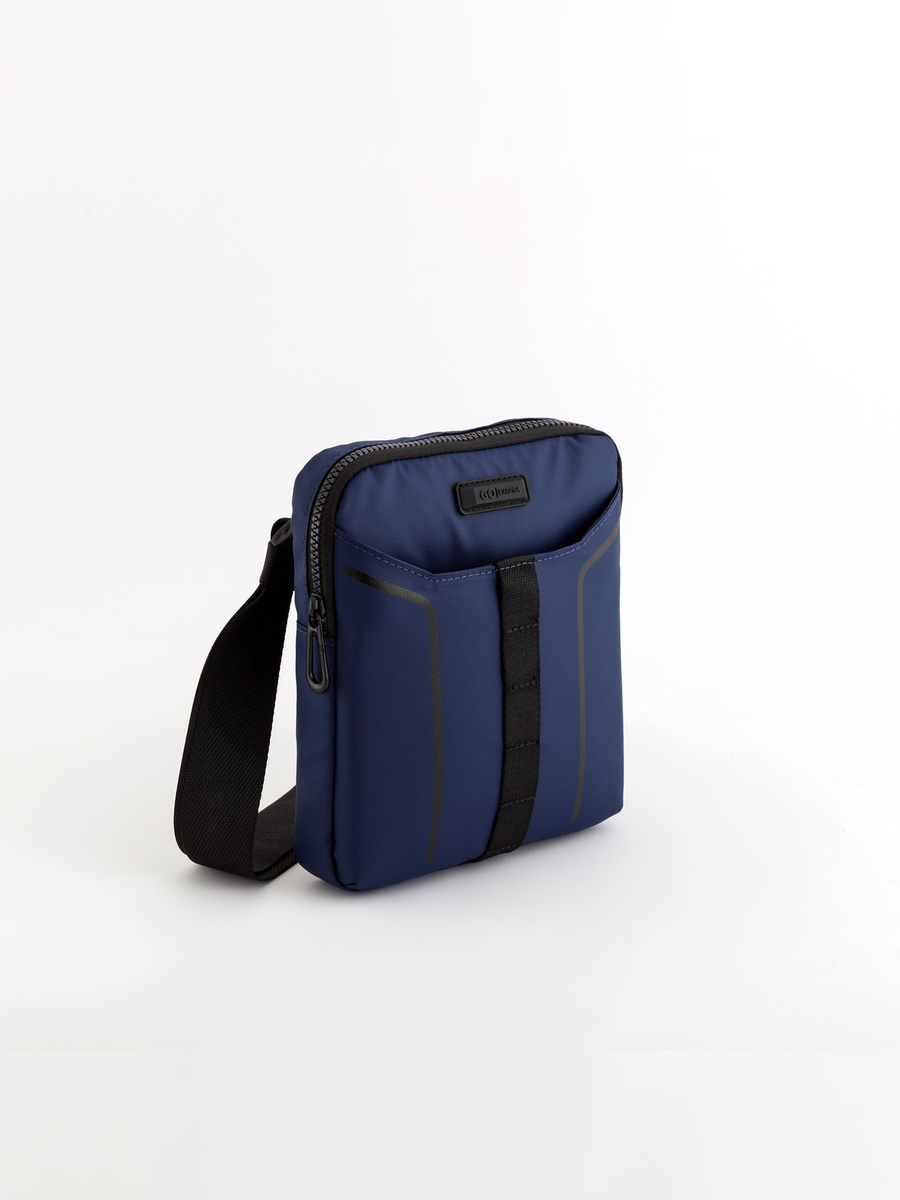 Solid Taping Detail Crossbody Bag