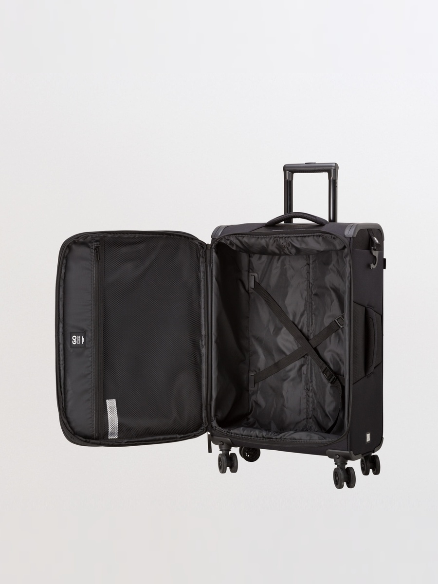 Advantex Go Black Small Hard Trolley Bag