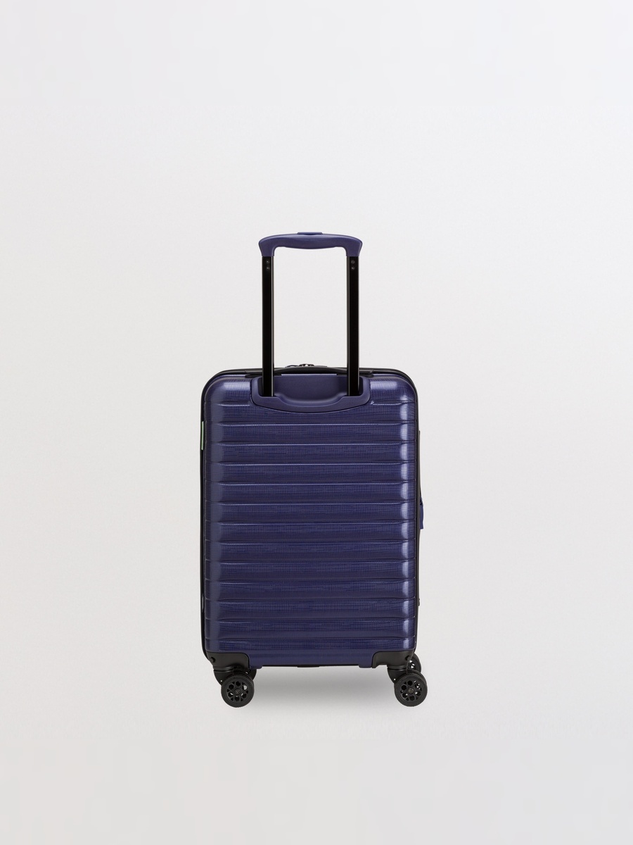 Twice Go Navy Blue Small Hard Trolley Bag