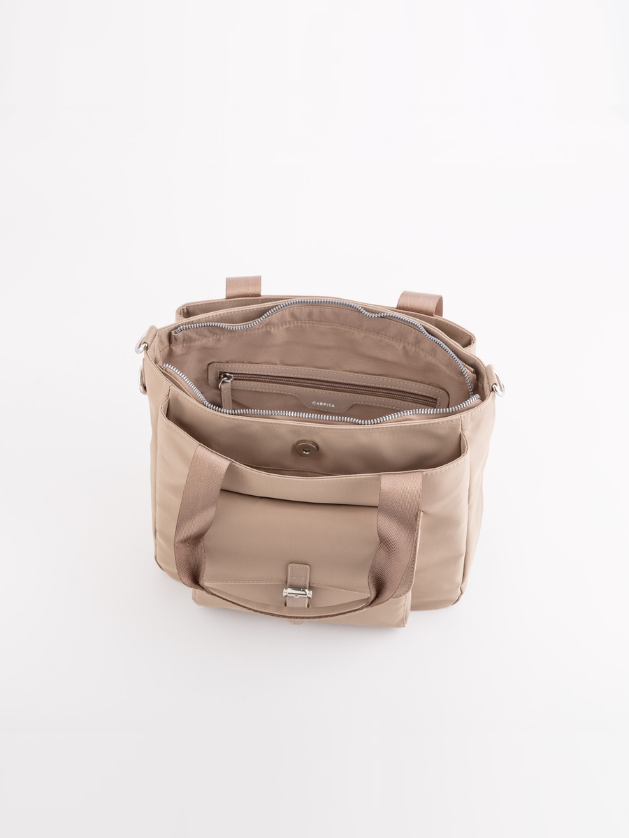 Trevis Handbag with Buckle Flap Pocket