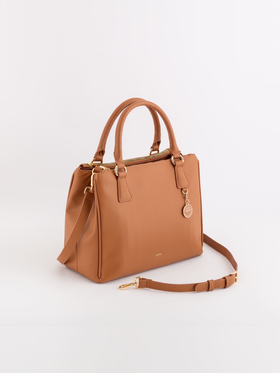 Solid Loto V2 Handbag with Top-Zip