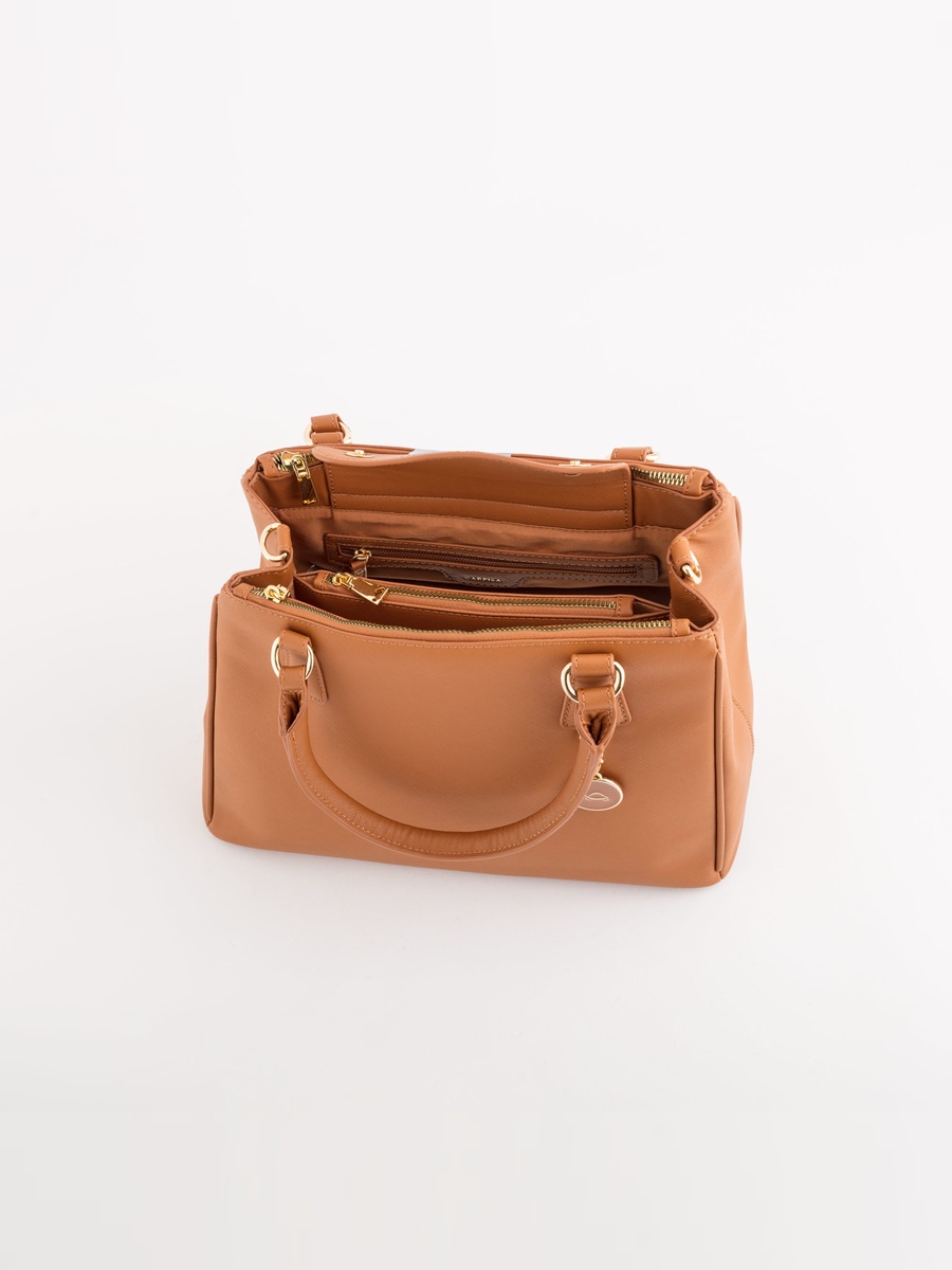 Solid Loto V2 Handbag with Top-Zip