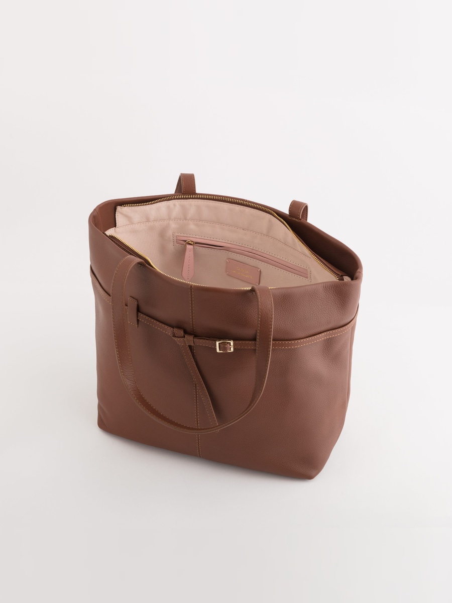 Strap Knot Detail Novella V2 Leather Bag