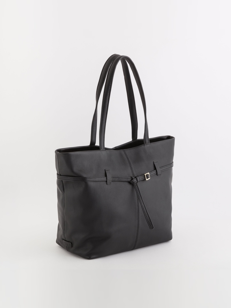 Strap Knot Detail Novella V2 Leather Bag