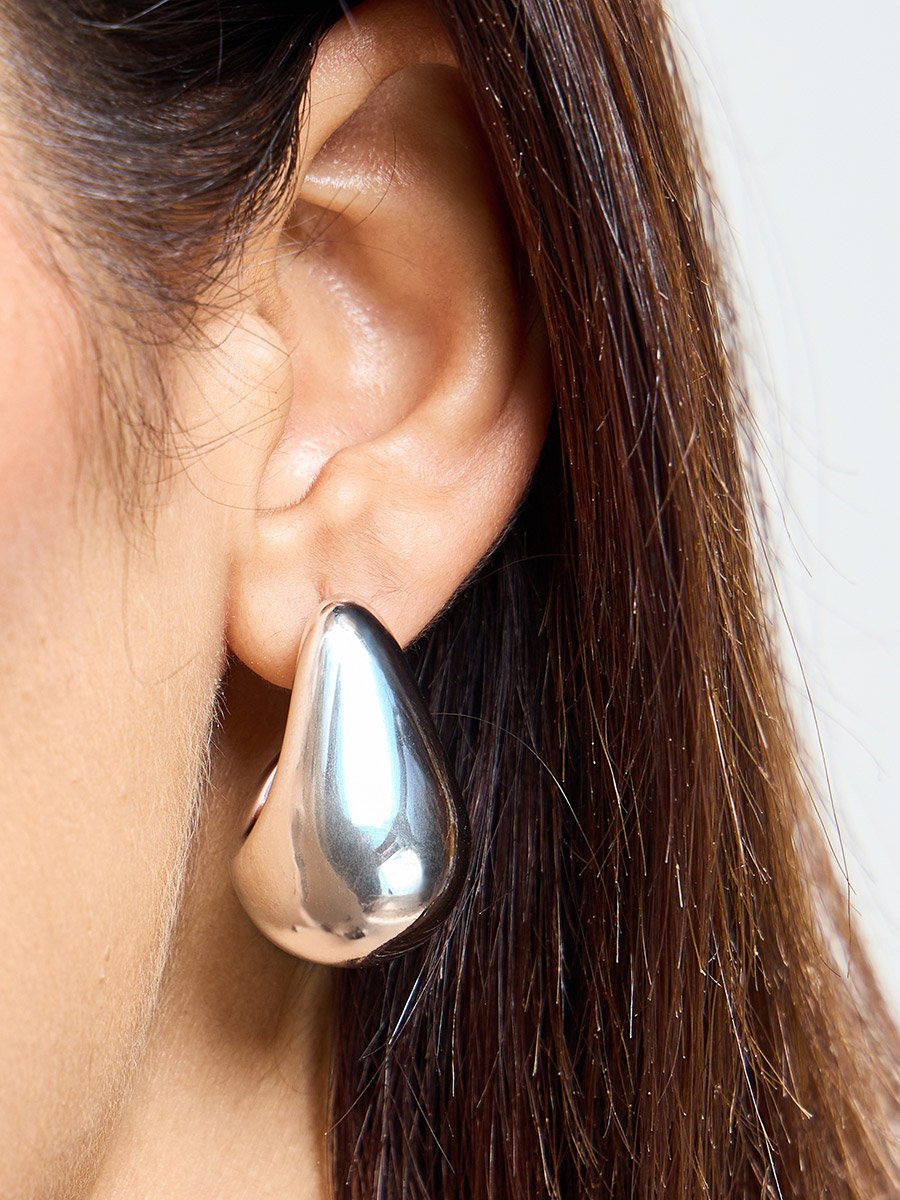 Set of 4 - Half Hoop Earrings
