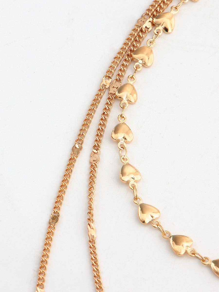 Heart Pendant Layered Necklace