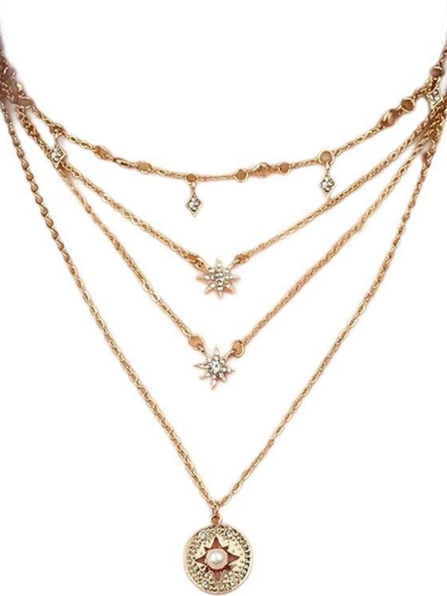 Embellished Layered Necklace