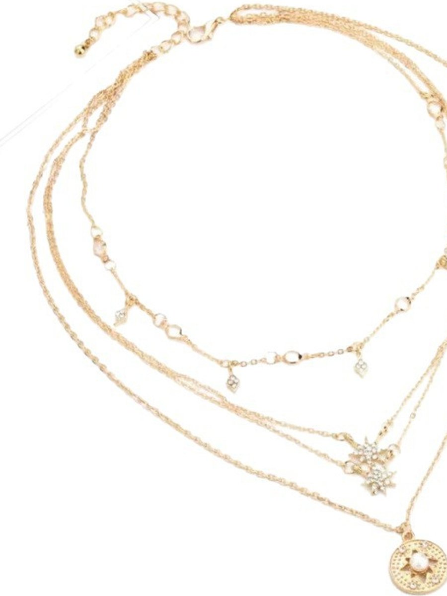 Embellished Layered Necklace