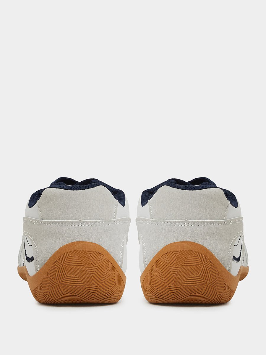 Men Retro Stitch Detail Lace-Up Casual Sneakers