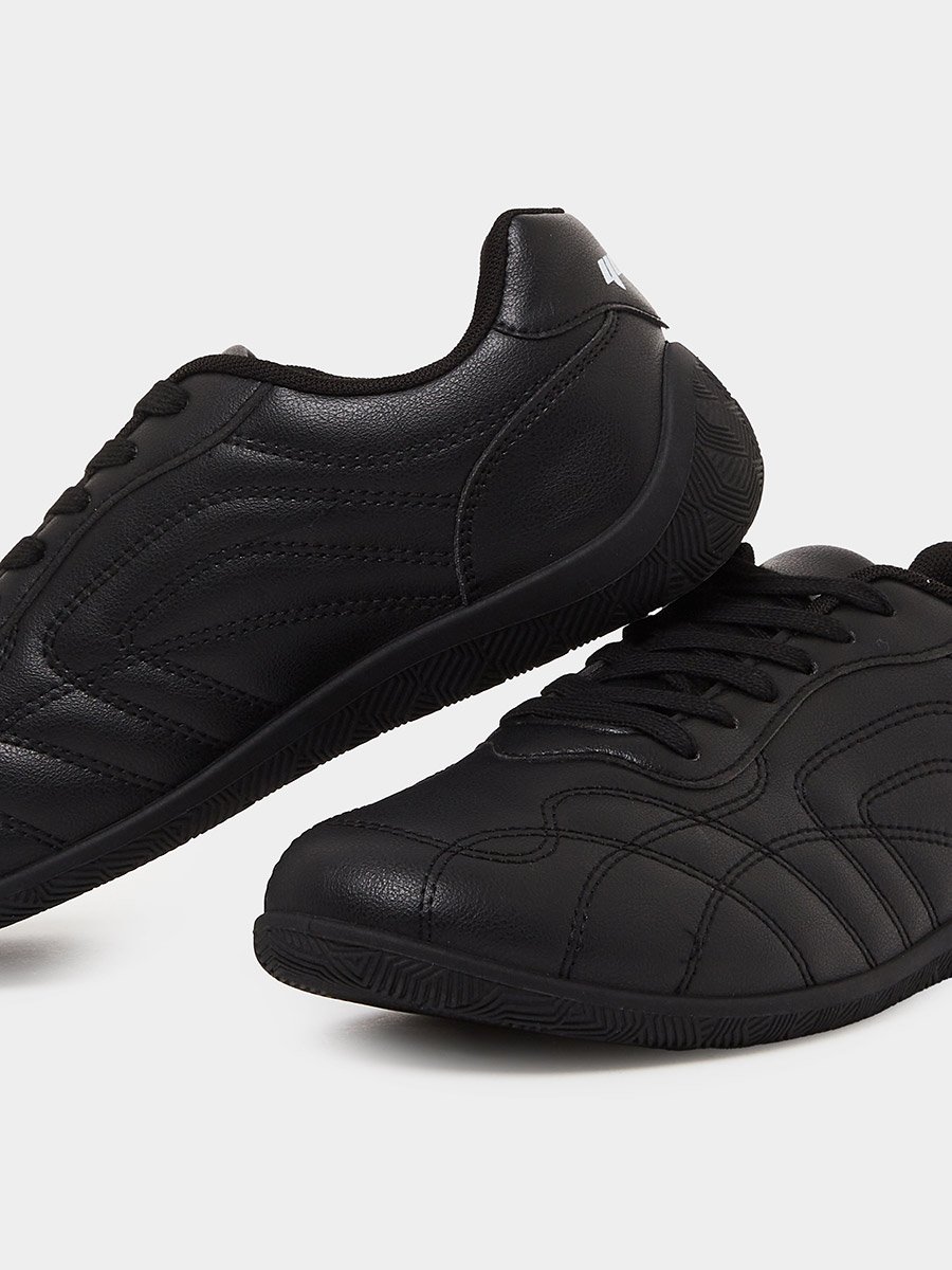 Men Textured Stitch Detail Lace-Up Casual Sneakers