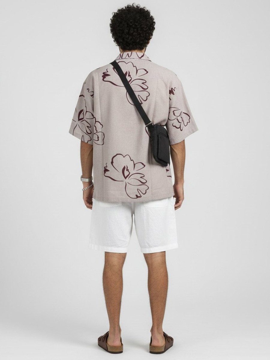 Men Classic Floral Printed Casual Shirt