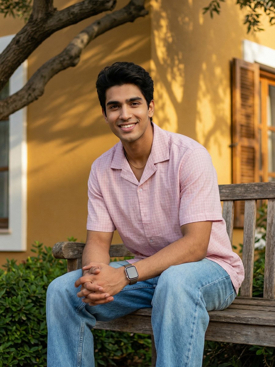 Men Relaxed Checked Casual Shirt
