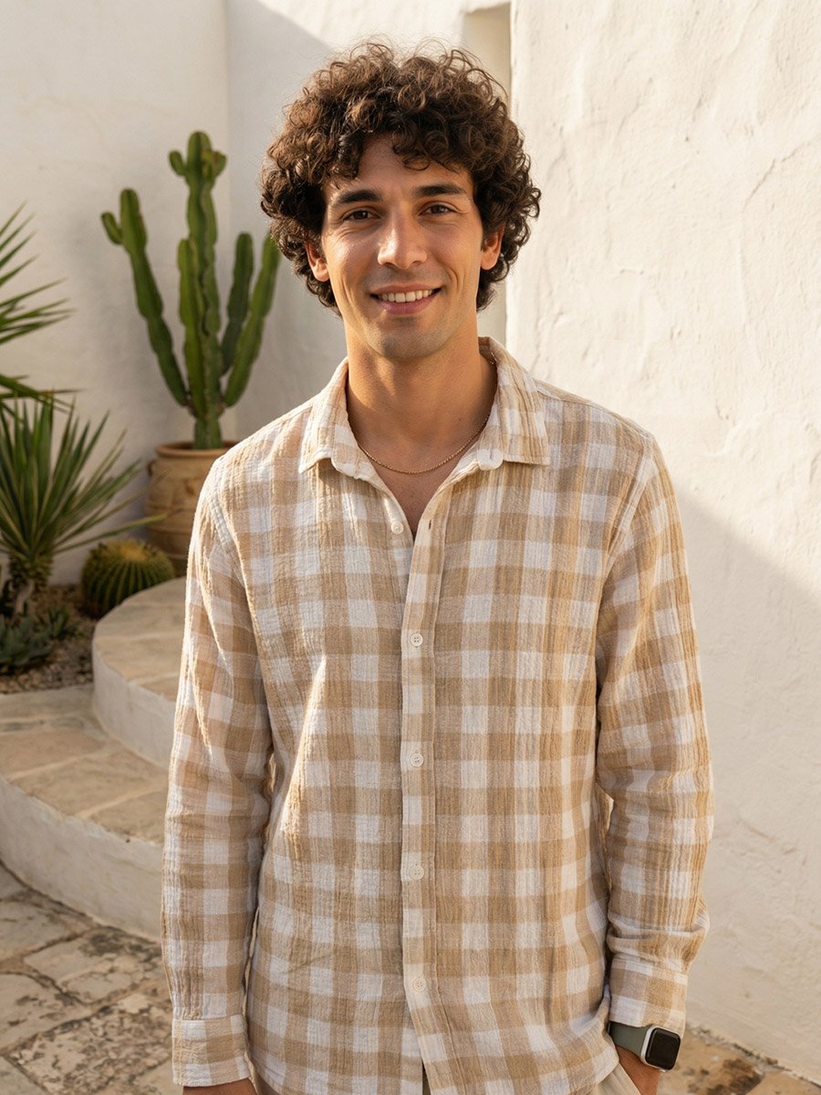 Men Relaxed Checked Casual Shirt