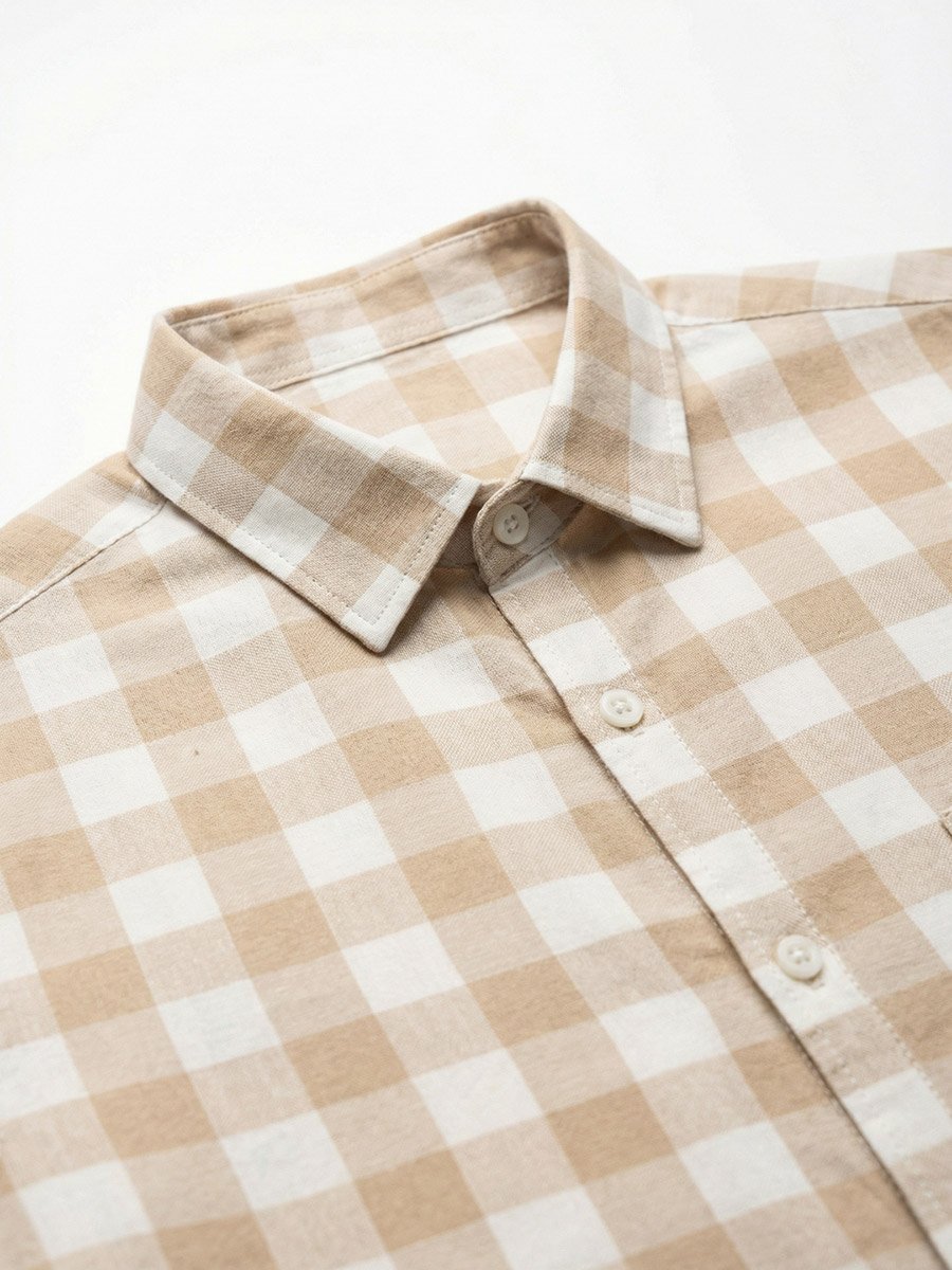 Men Relaxed Checked Casual Shirt