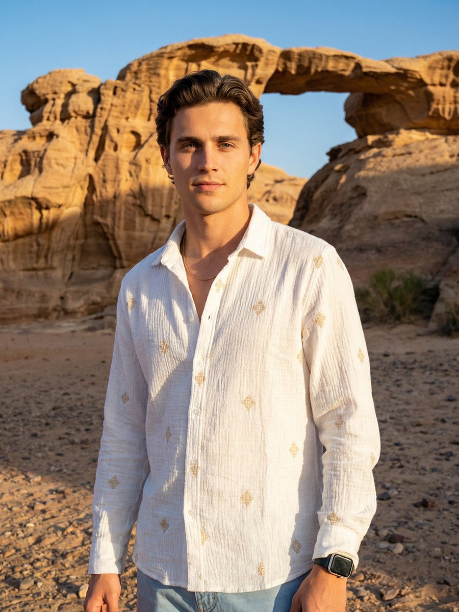 Men Relaxed Printed Casual Shirt