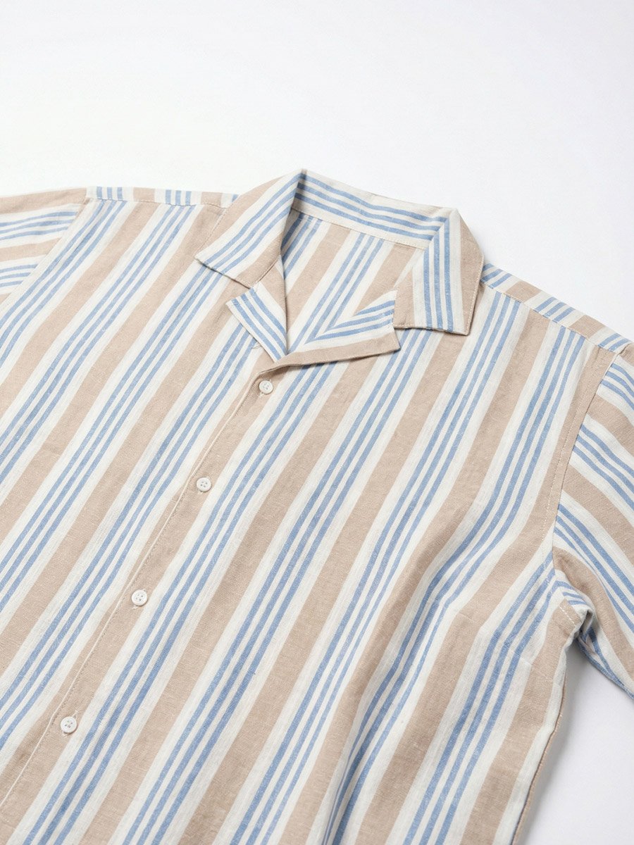 Men Relaxed Striped Casual Shirt