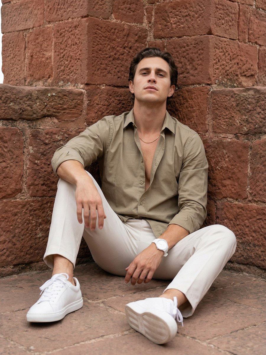 Men Brown Comfort Casual Shirt