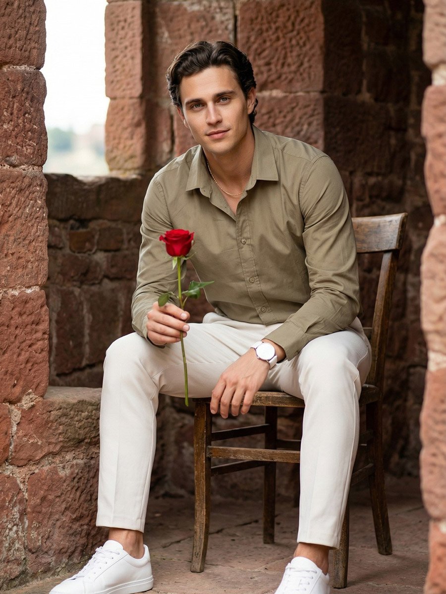 Men Brown Comfort Casual Shirt