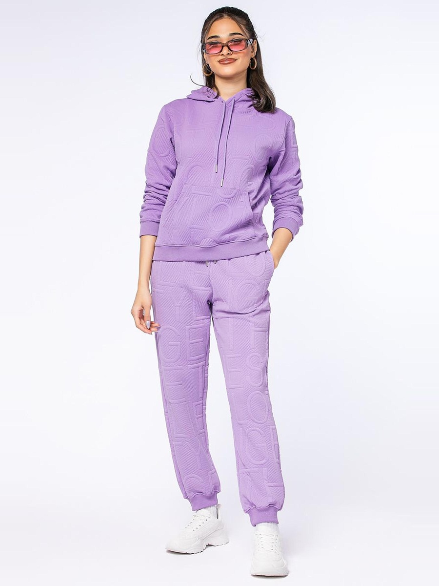 Women Textured Sweatpants