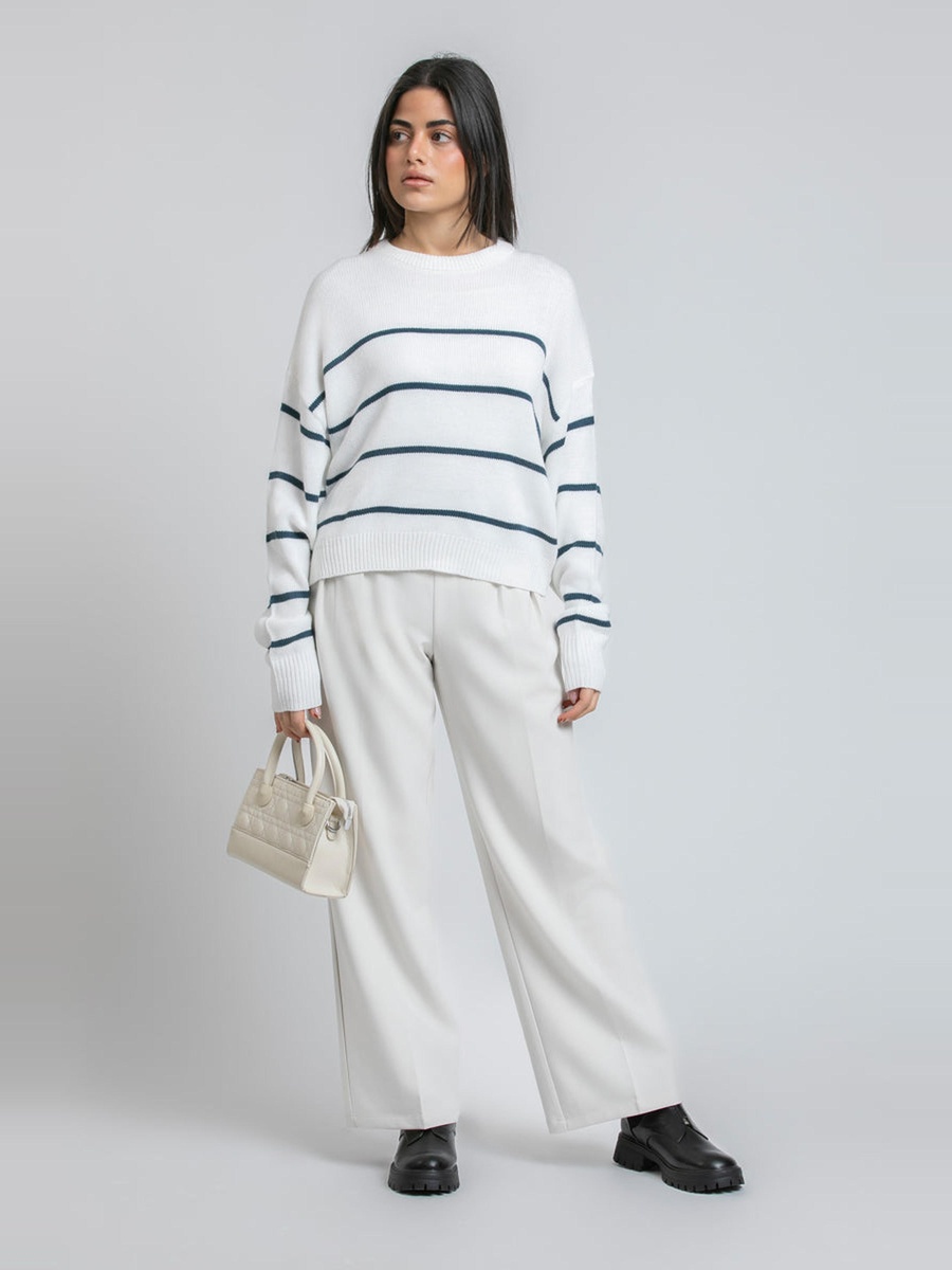 Women High Waist Wide Leg Pants