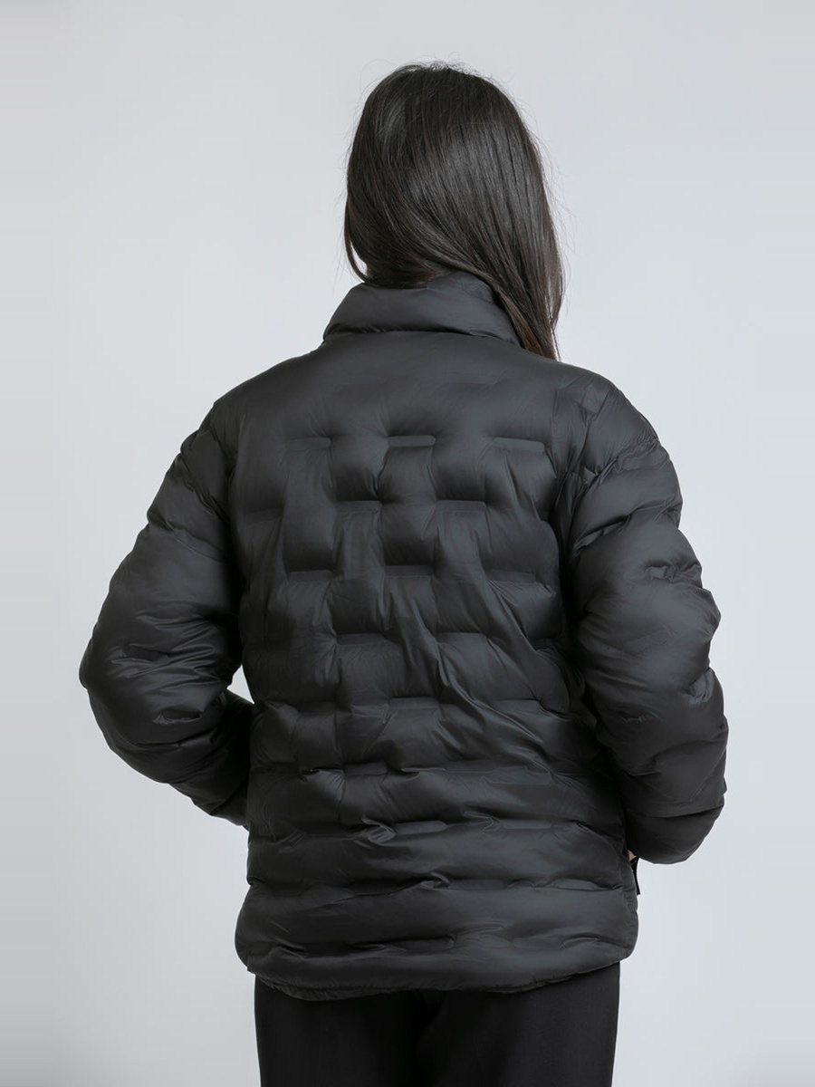 Women High Neck Jacket with Long Sleeves