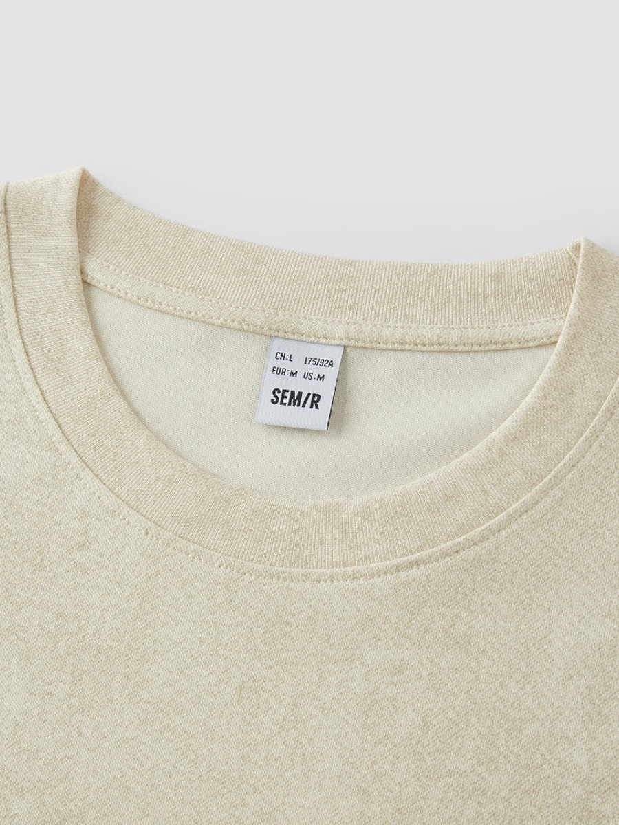 Men Solid Short Sleeve T-Shirt