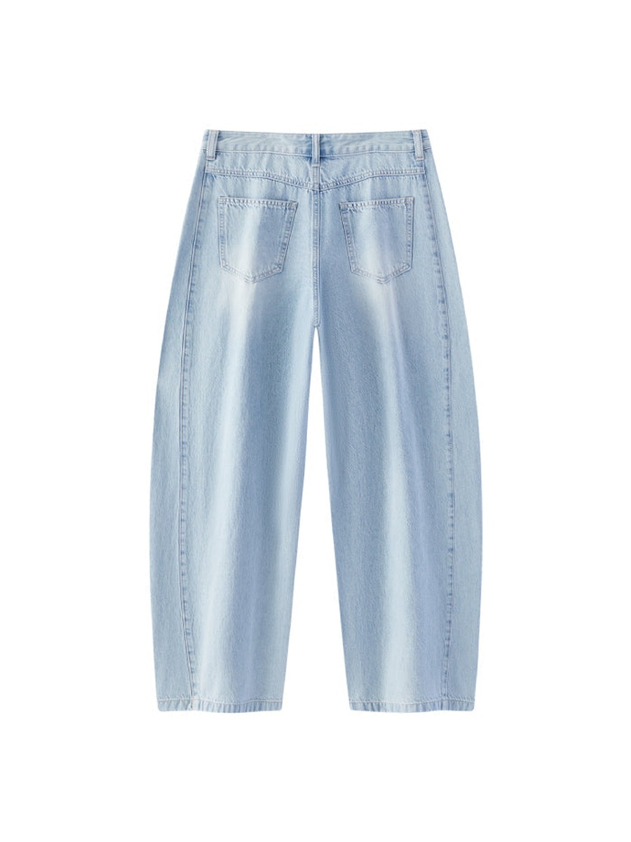 Mid Rise Wide Leg Jeans