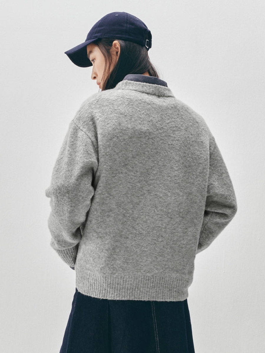 Cat Pattern Knit Sweater