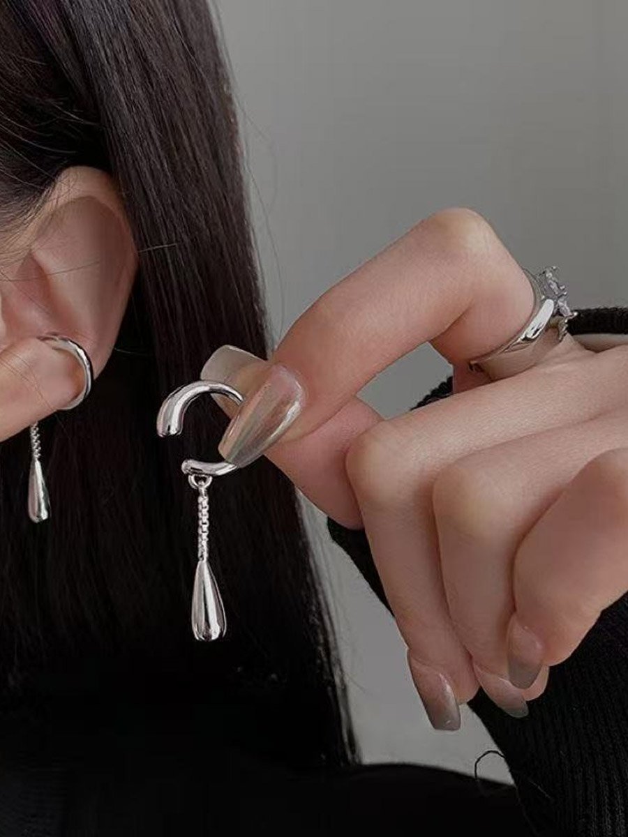 Teardrop Clip-On Earrings
