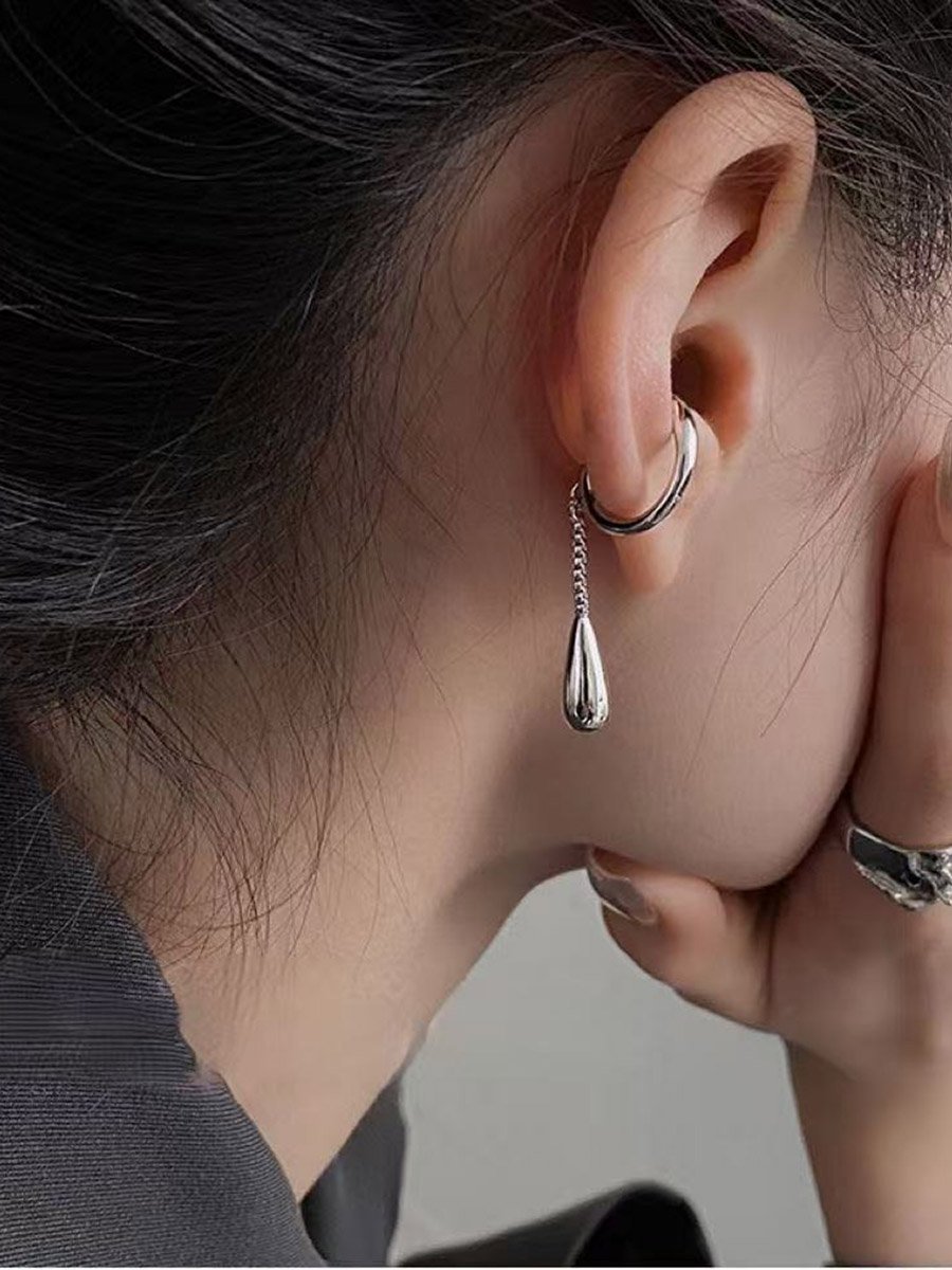Teardrop Clip-On Earrings