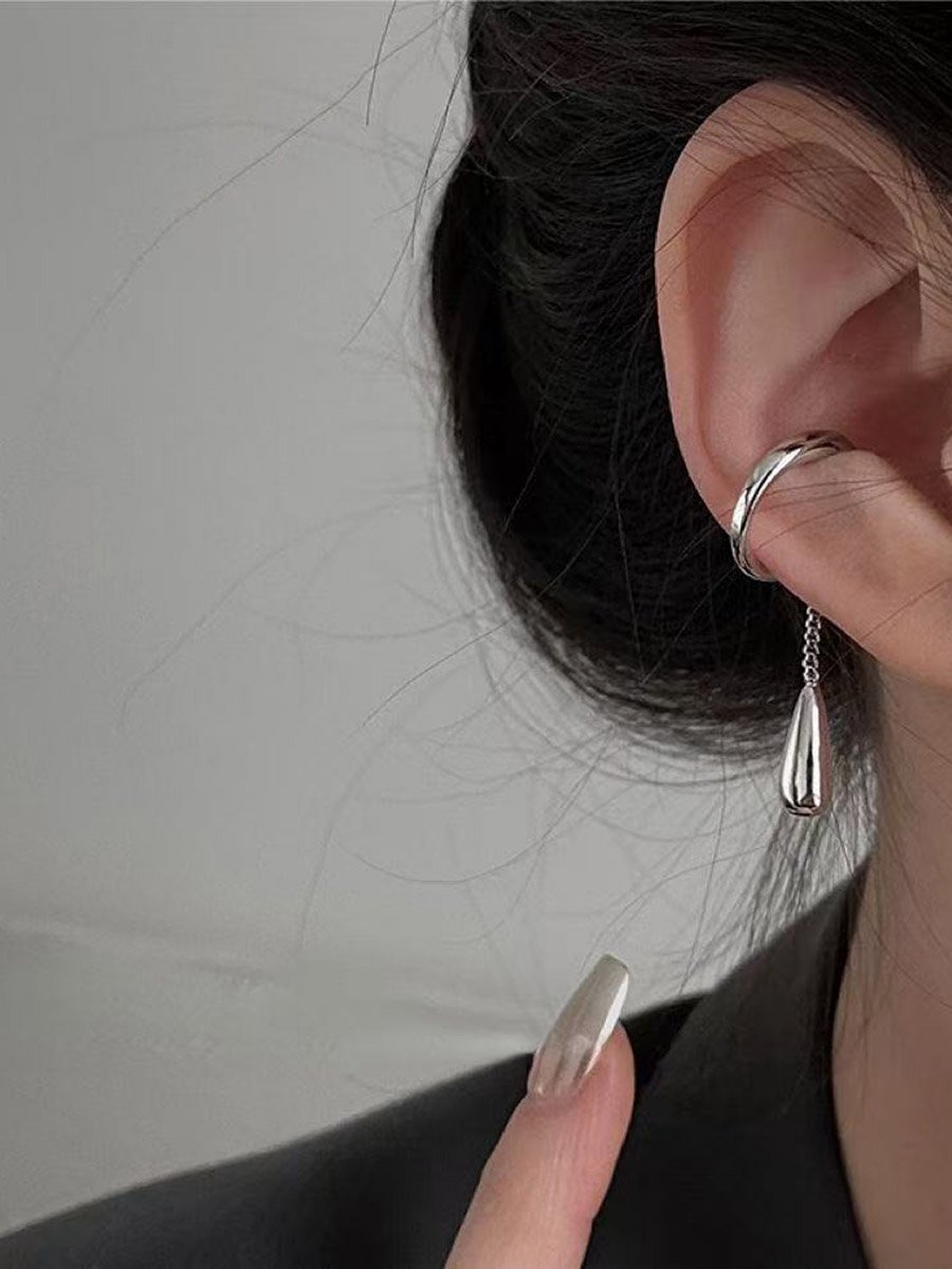 Teardrop Clip-On Earrings